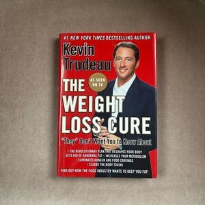 “The Weight Loss Cure” hard cover book by Kevin Trudeau. New condition.